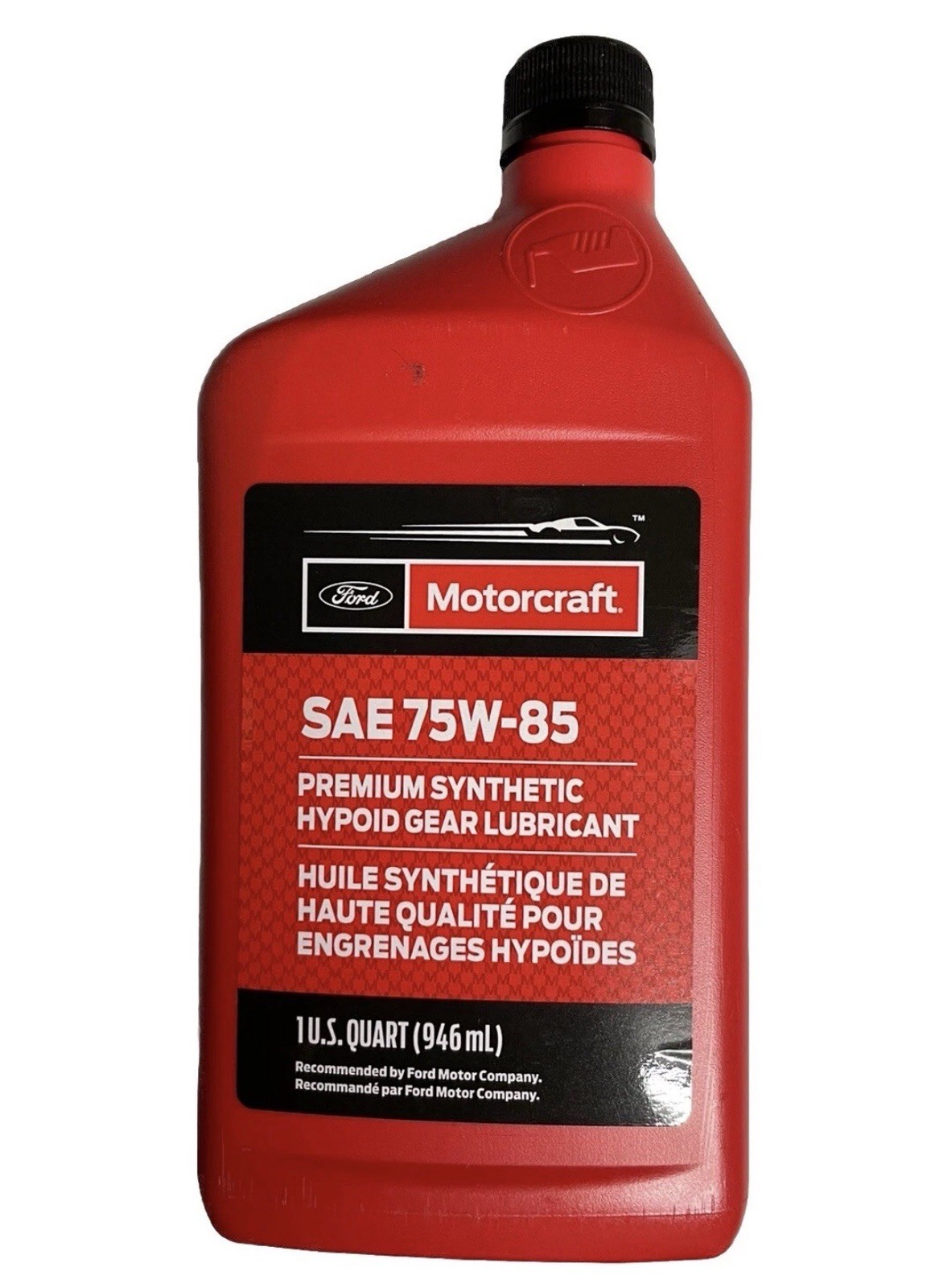 MOTORCRAFT SAE 75W-85 PREMIUM SYNTHETIC HYPOID GEAR LUBRICANT XY75W85QL 0.946 ML MOTORCRAFT SAE 75W-85 PREMIUM SYNTHETIC HYPOID GEAR LUBRICANT XY75W85QL 0.946 ML