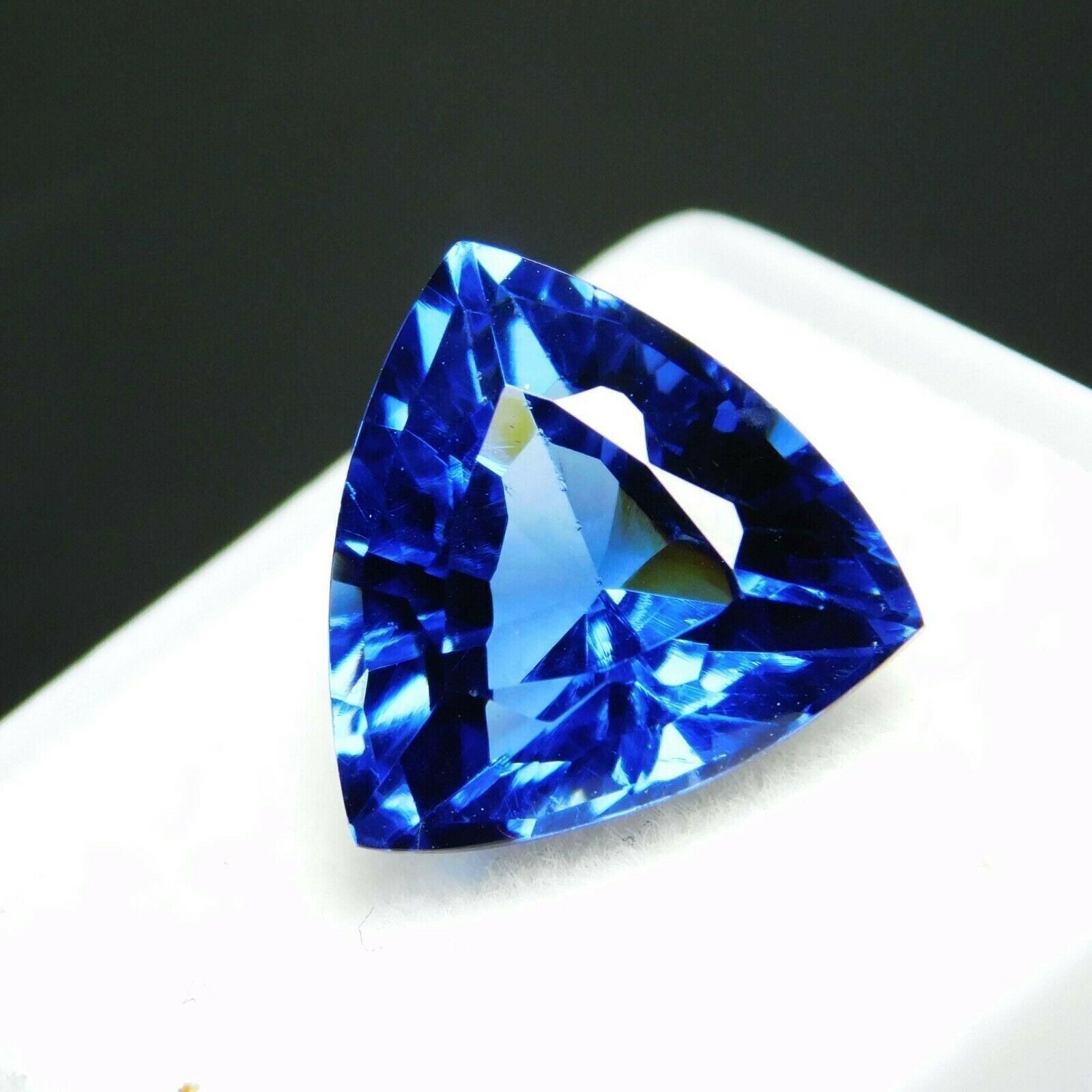 Blue Tanzanite Trillion Cut Natural AAA Quality Certified 9.25 Ct Loose Gemstone