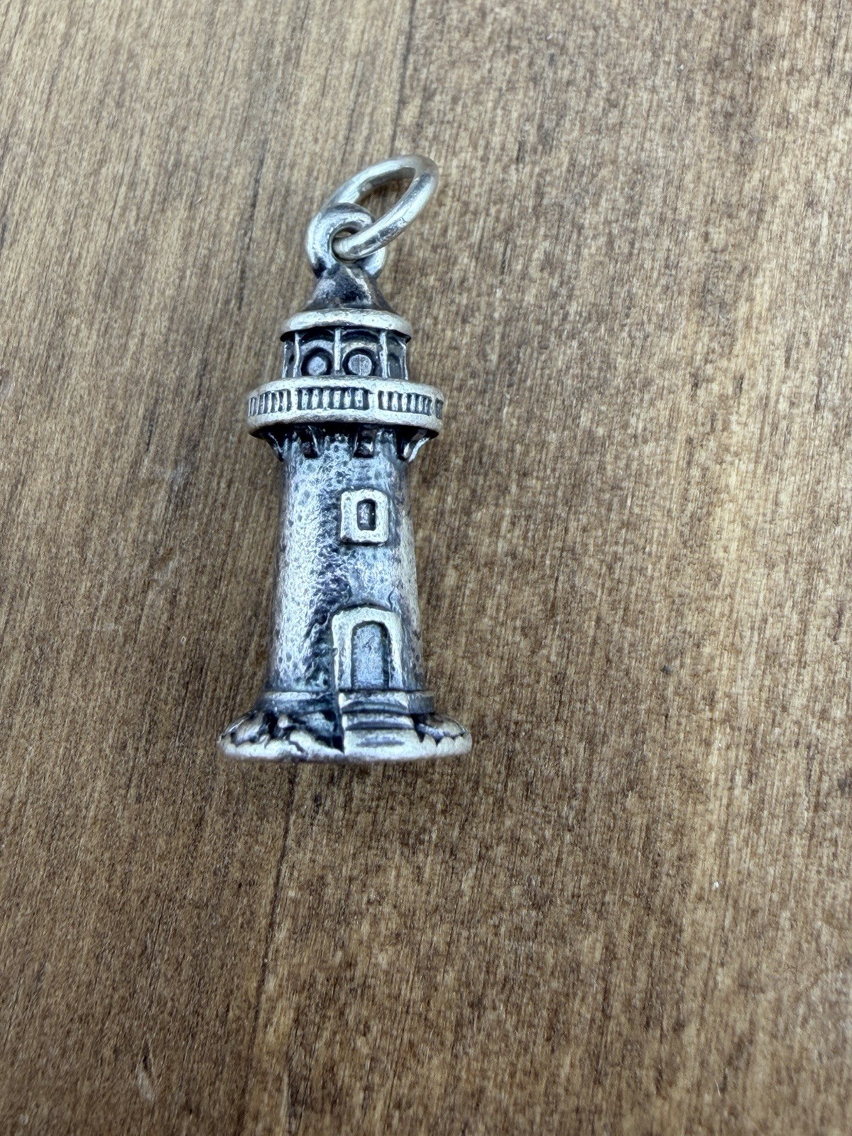 Retired James Avery 925 Sterling Silver Lighthouse Charm Uncut Loop