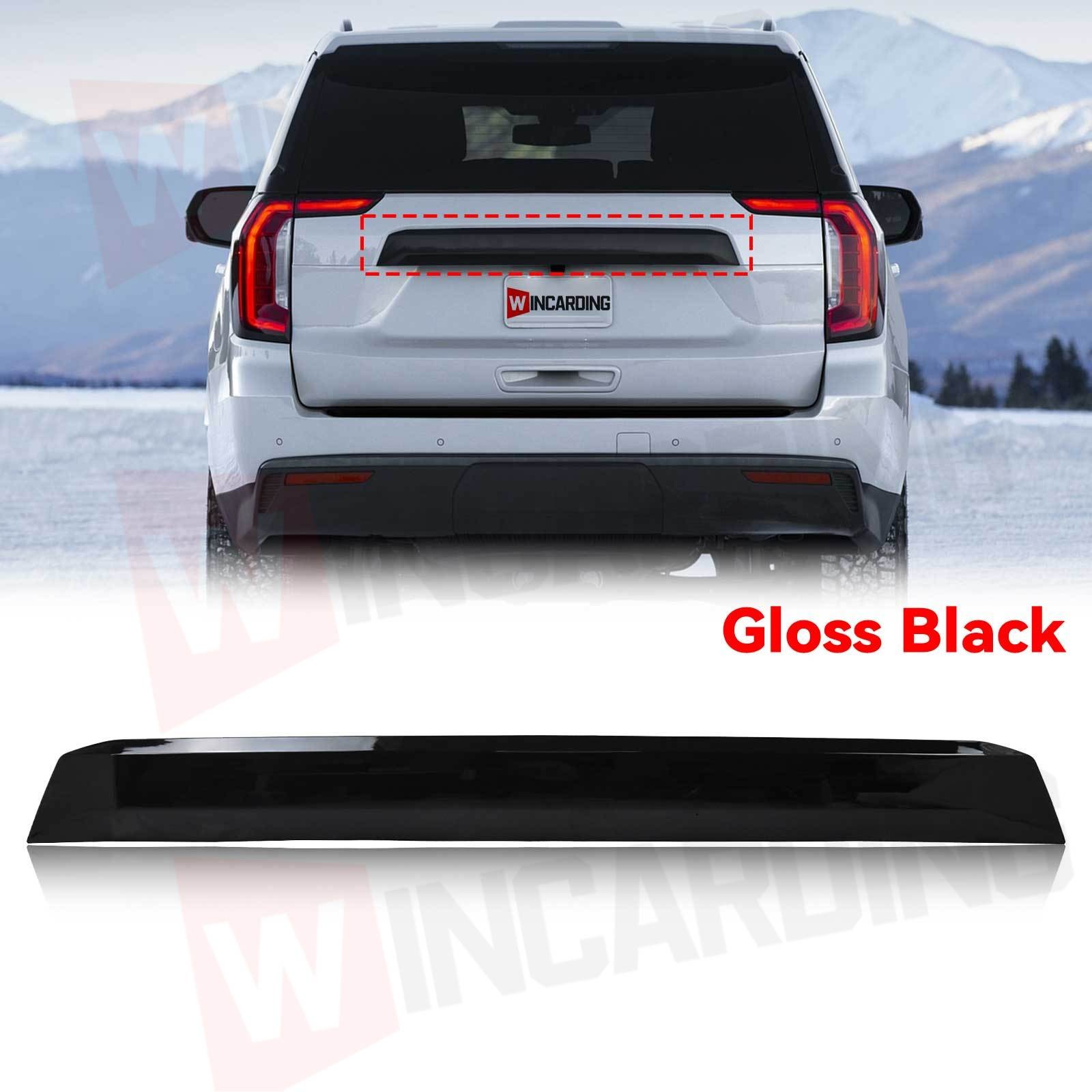 For 2021-2024 GMC Yukon Rear Closure Center Panel Applique Gloss Black 84735889