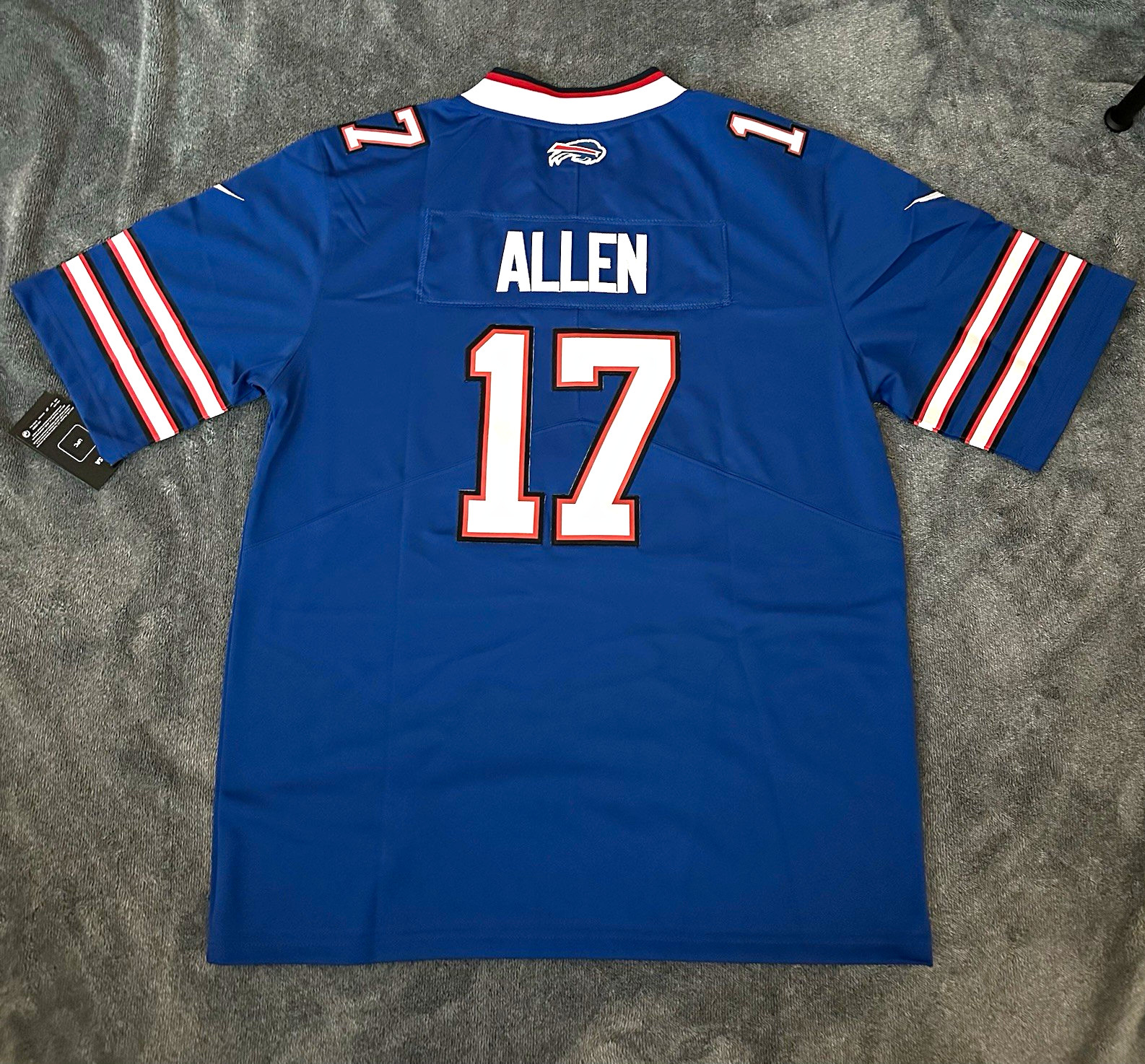 Josh Allen #17 Blue & White Stitched Football Jersey sNWT - Men’s Medium