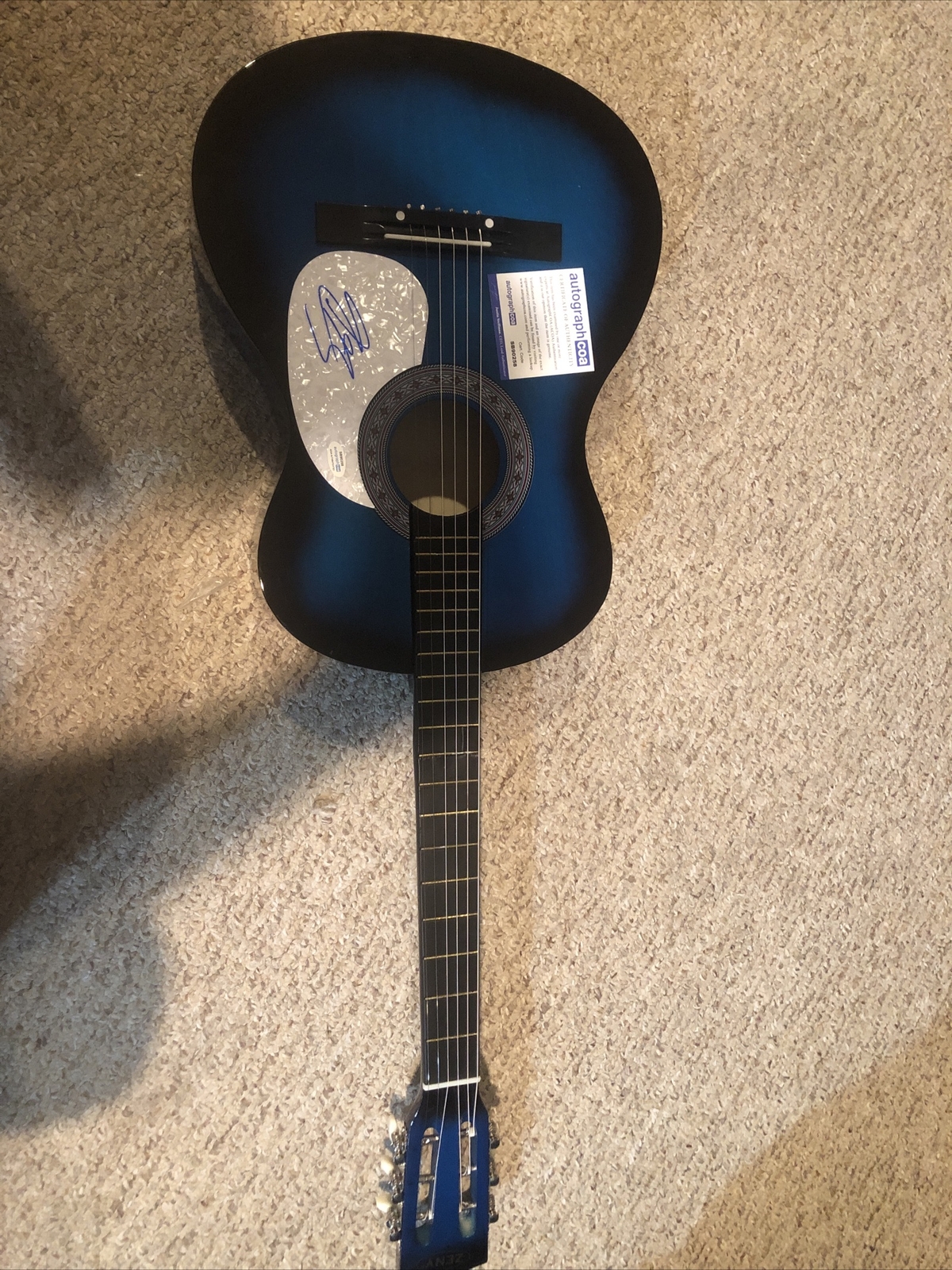GEORGE BIRGE SIGNED AUTOGRAPH 38” ACOUSTIC GUITAR ACOA COUNTRY MIND ON YOU GEORGE BIRGE SIGNED AUTOGRAPH 38” ACOUSTIC GUITAR ACOA COUNTRY MIND ON YOU