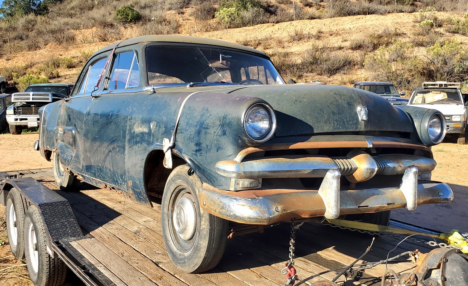 1953 Ford Mainline V8 - 4 Door Sedan - Parting Out (Read Description)