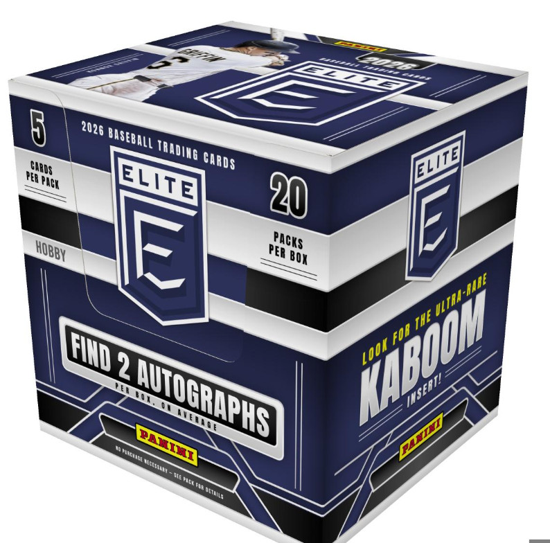 2026 Donruss Elite Baseball MLB Factory Sealed Hobby Box