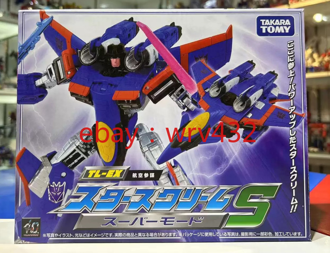 Takara Tomy Transformers TL-EX Starscream Super Mode Action Figure New In Hand