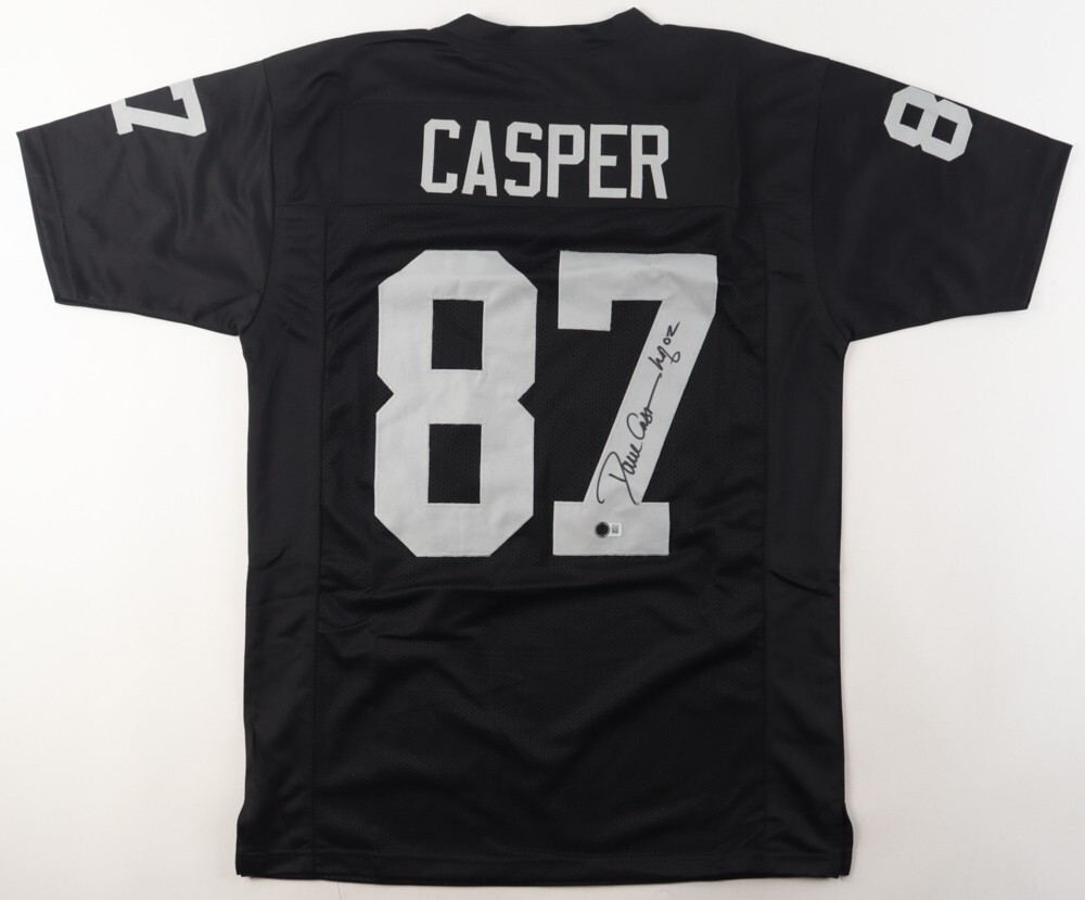 Dave Casper Signed Oakland Raiders Jersey Inscribed \ Dave Casper Signed Oakland Raiders Jersey Inscribed \