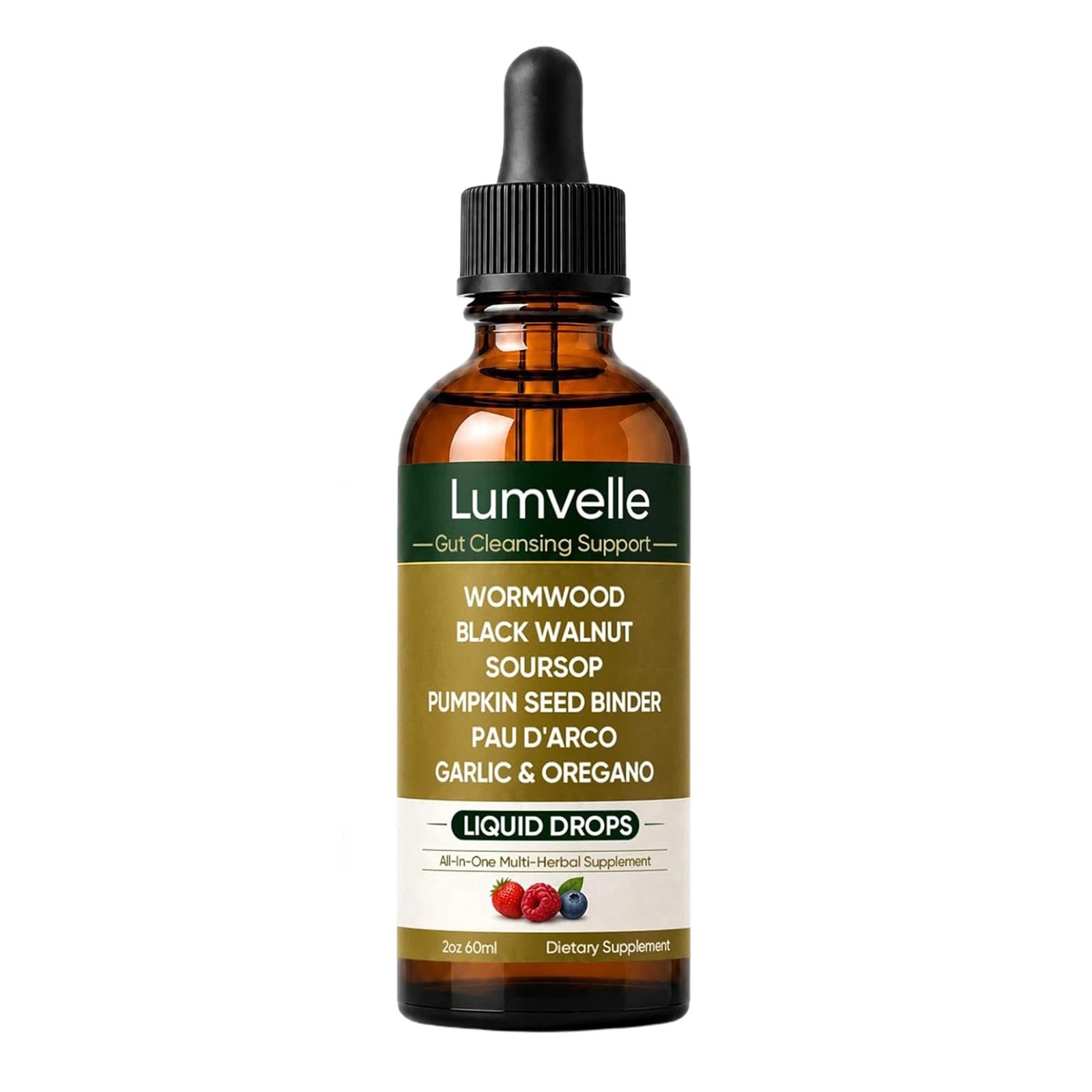 1-3PCS LUMVELLE Wild Harvested Wormwood Herbal Liquid Botanical Supplement Drops
