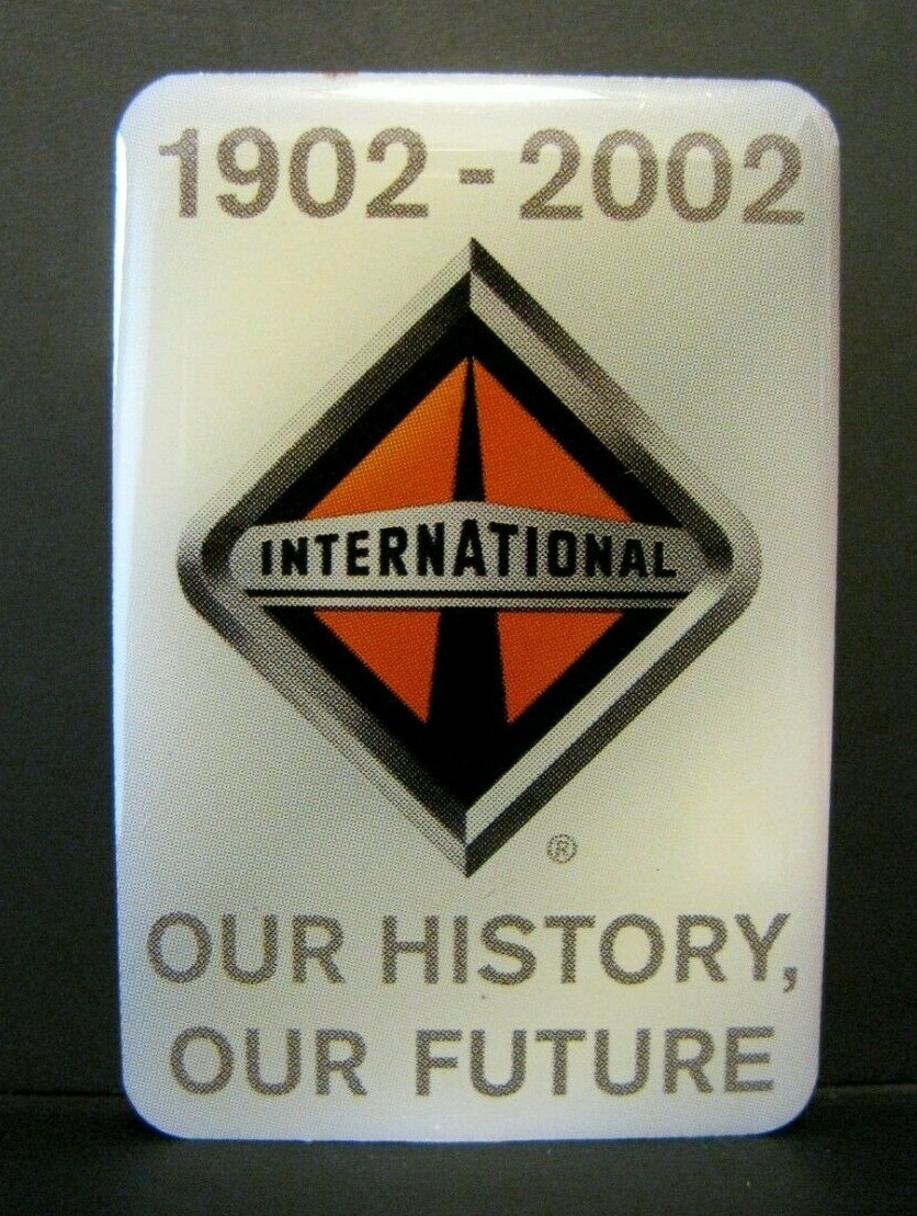 *IH International Harvester Logo Our History Future 1902 - 2002 Hat Lapel Pin 