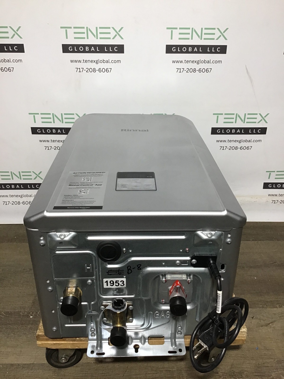 Rinnai RE199iN Indoor Tankless Water Heater 199K BTU Natural Gas