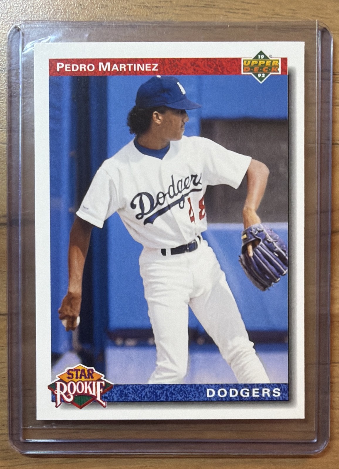 1992 Upper Deck - Star Rookie Pedro Martinez #18 (RC)