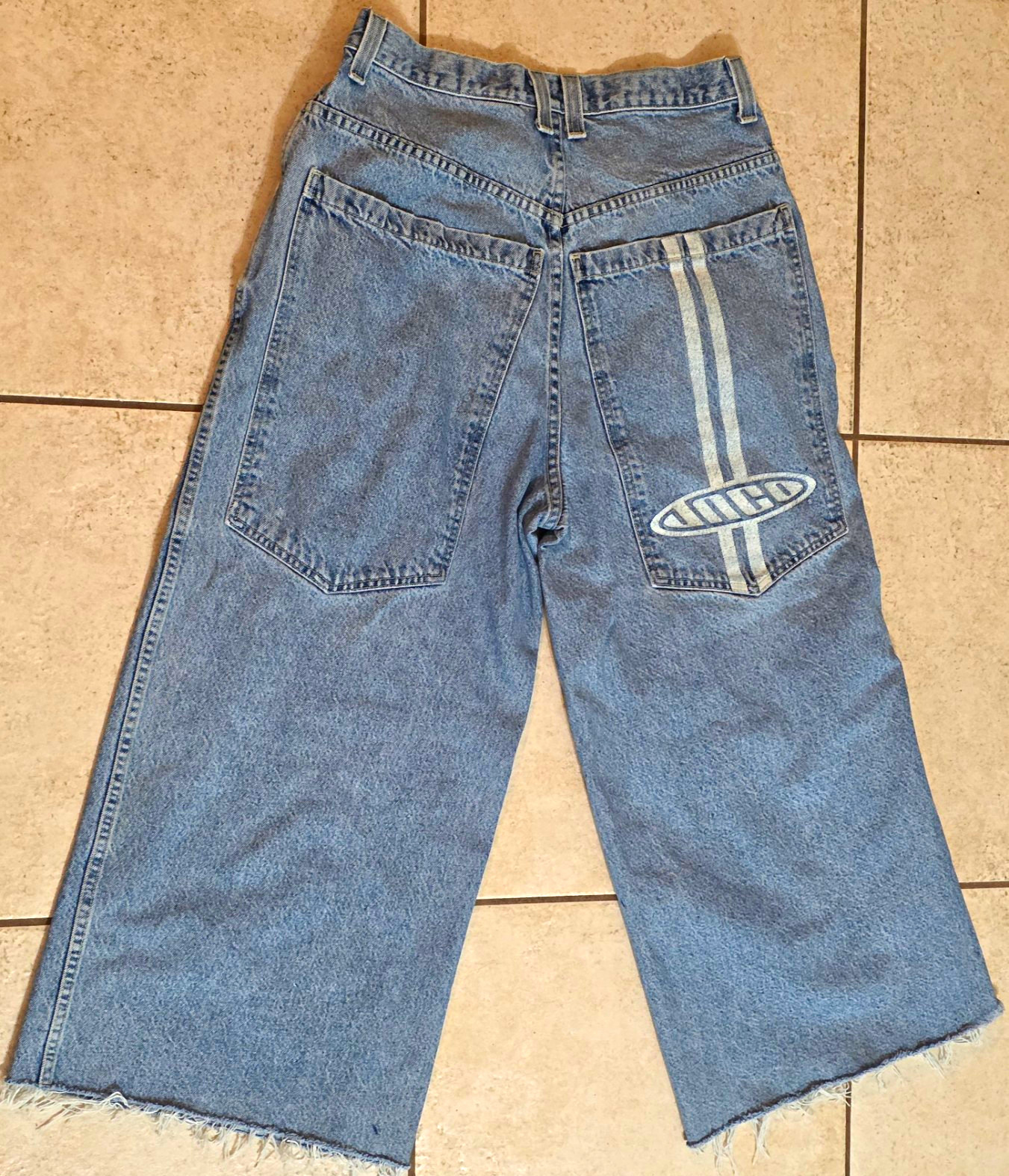 Rare JNCO Streetwear VTG Wide Load baggy denim jeans -some wear, cut 6\