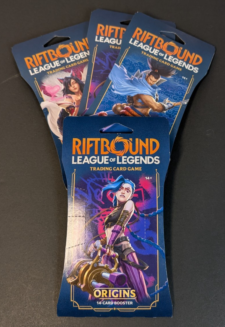 1x Riftbound Origins English Booster Pack - League of Legends TCG NM New Sealed