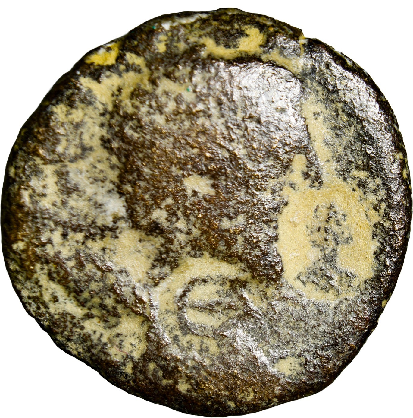 Legionary Countermarks Decapolis. Petra. Caracalla. AD 198-217. Æ Judaea Coin Legionary Countermarks Decapolis. Petra. Caracalla. AD 198-217. Æ Judaea Coin