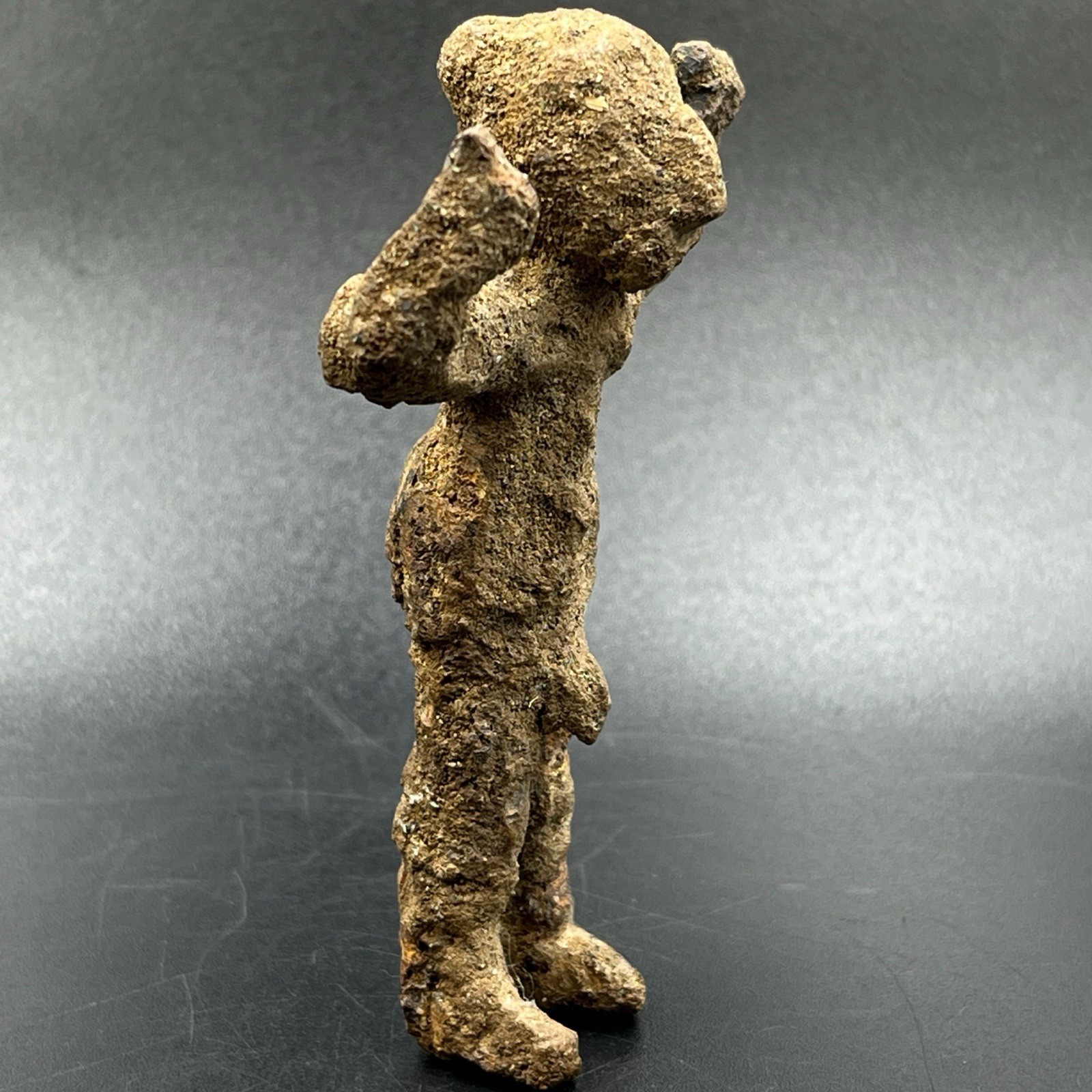 Very Old And Rare Near Eastern Human Praying Figure