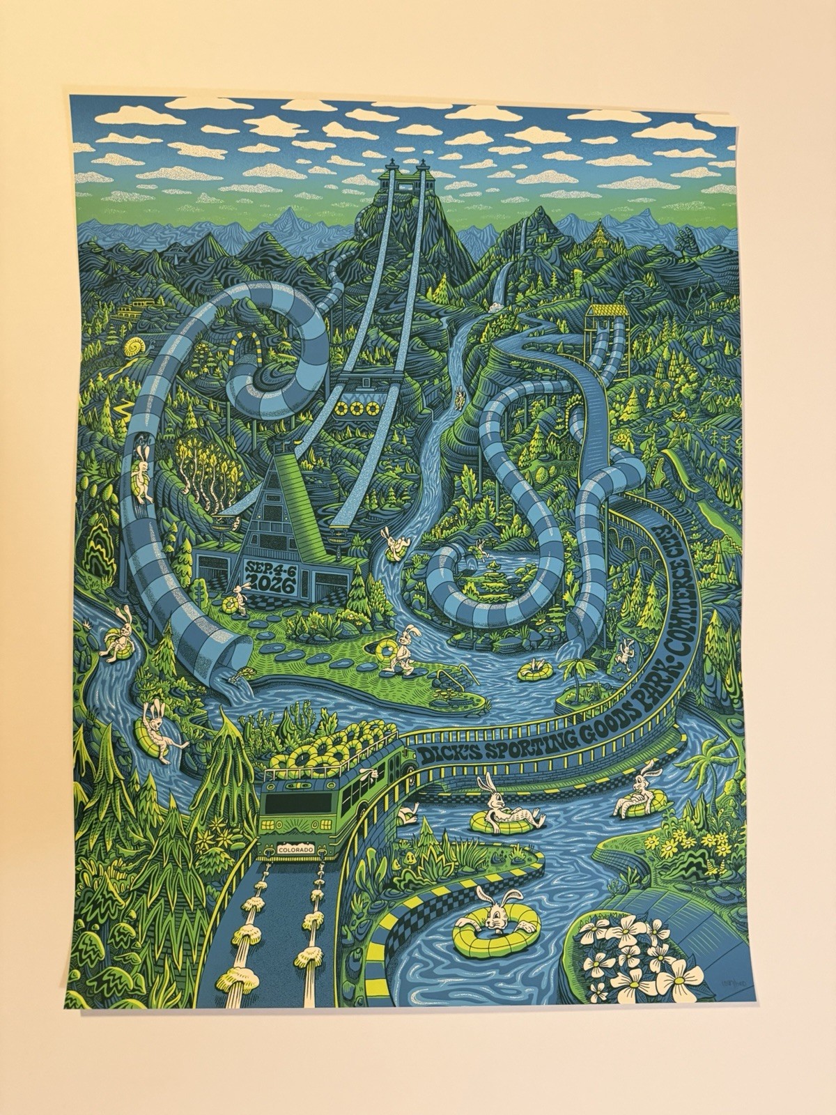 Phish | Dicks Poster 9/4 9/5 9/6 Commerce City Colorado Denver Dylan Fant