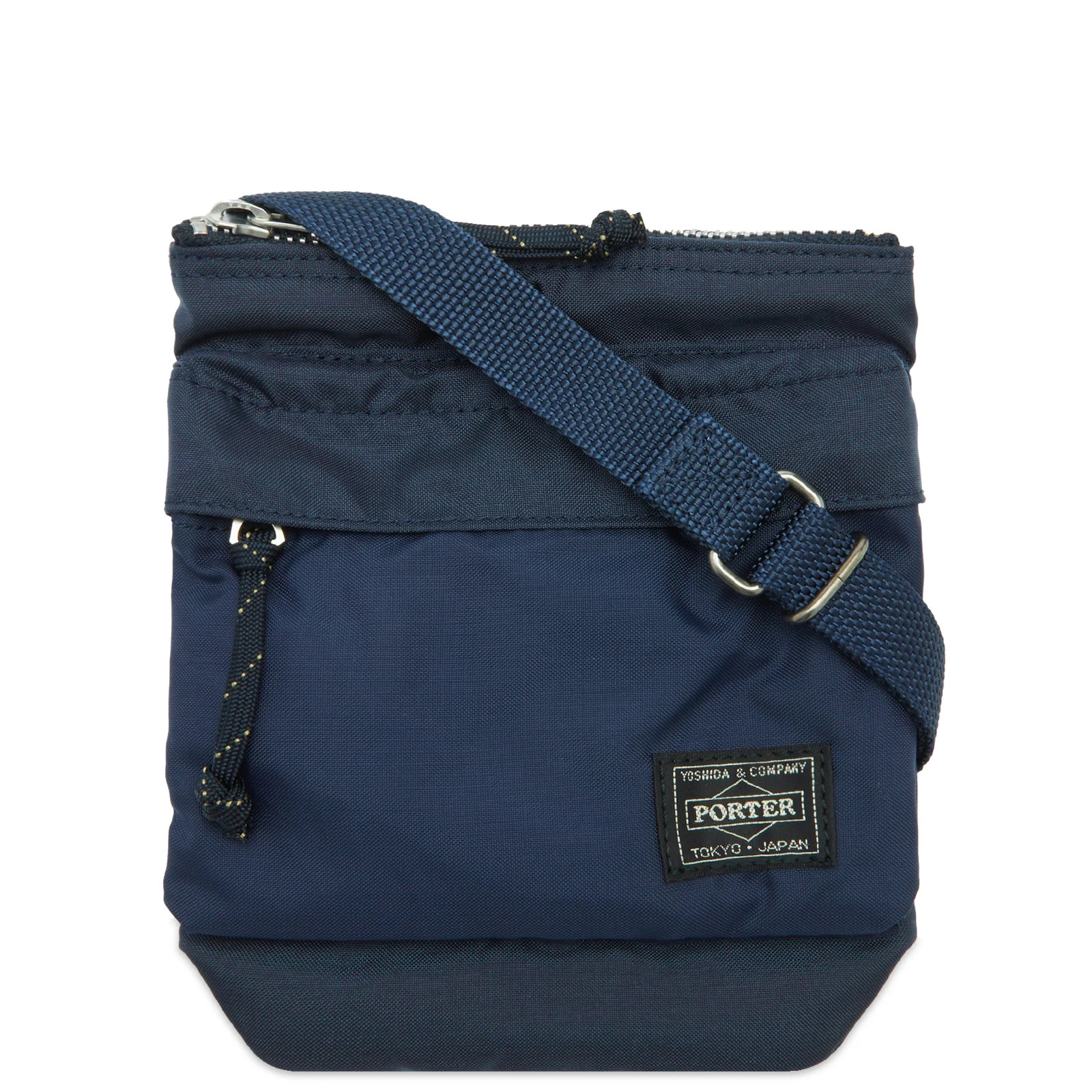 🎒 NEW PORTER FORCE Shoulder Pouch 855-05461 Navy Mini Crossbody Made Japan