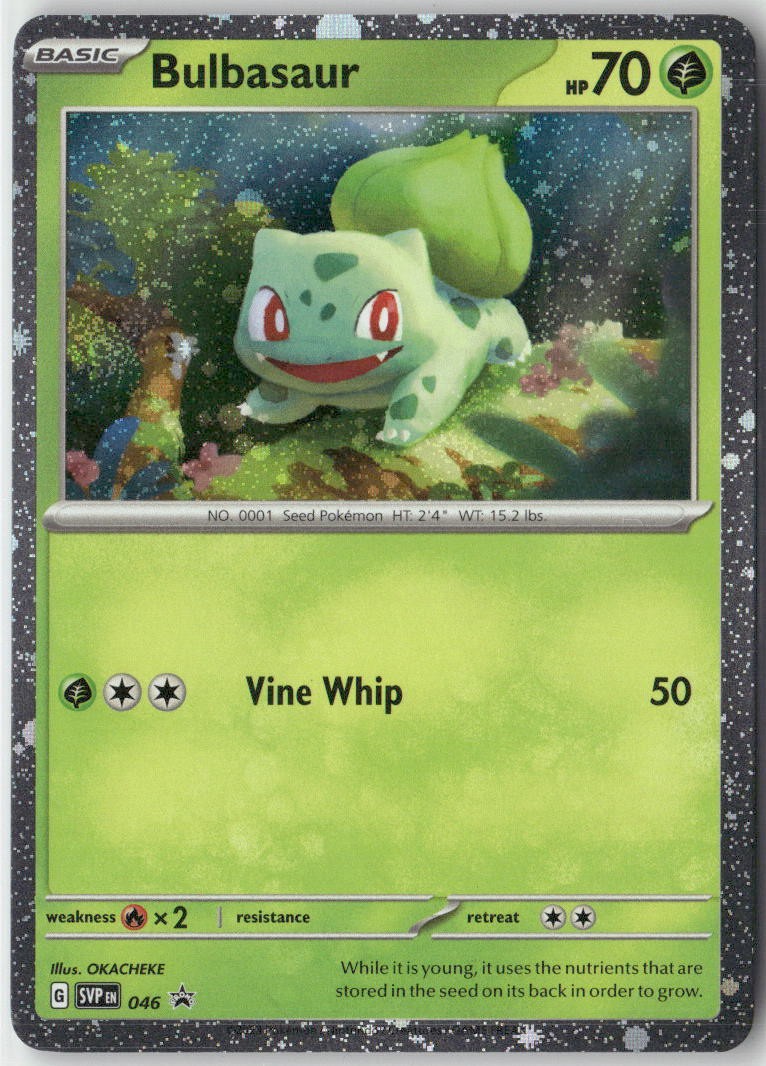 Bulbasaur (Cosmos Holo) 046 Promo Scarlet & Violet Promo Pokemon Near Mint