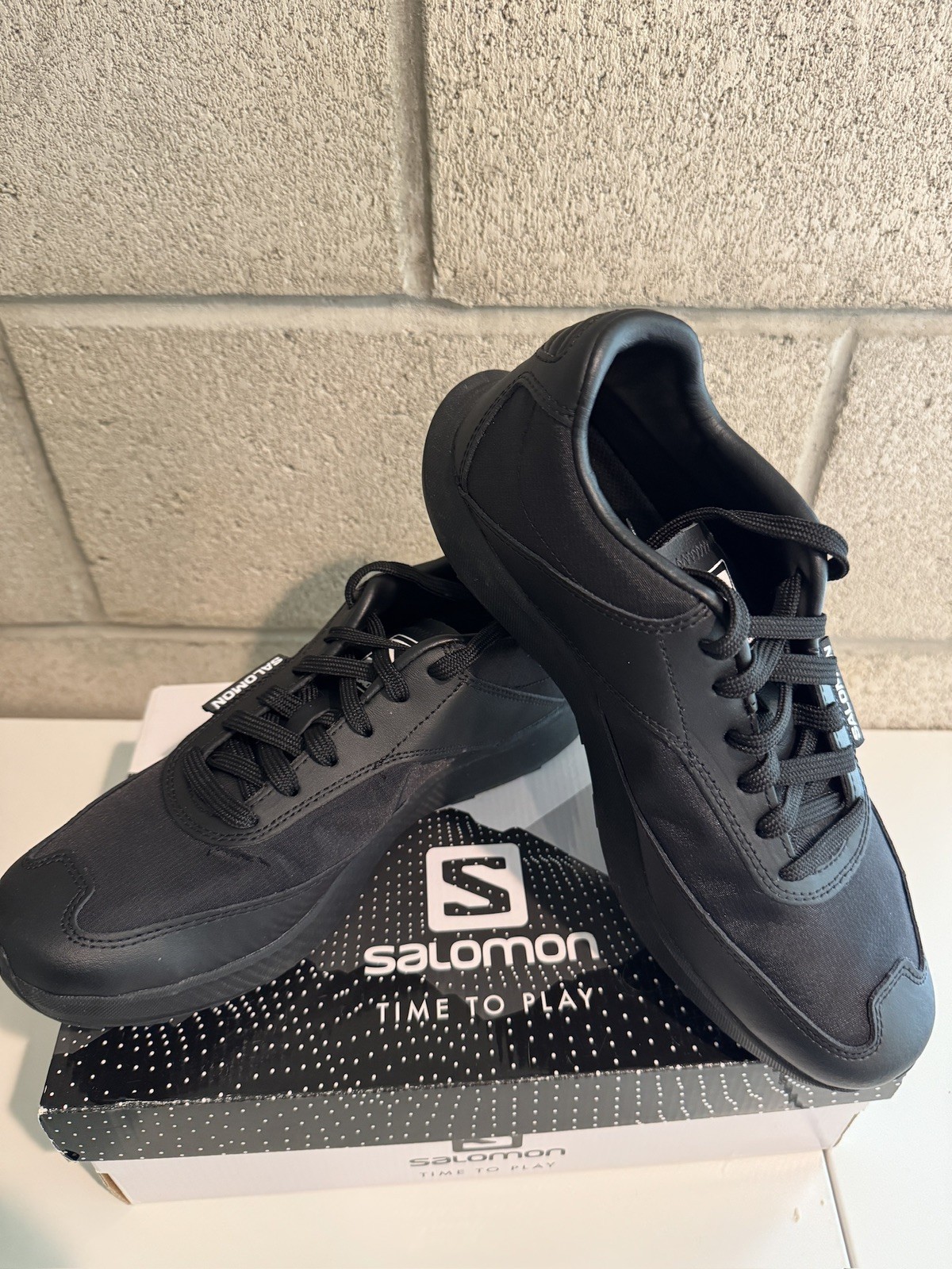 Salomon x CDG Homme Plus SR90 Comme Des Garçon Black Size 8 Mens / 9 Womens Salomon x CDG Homme Plus SR90 Comme Des Garçon Black Size 8 Mens / 9 Womens