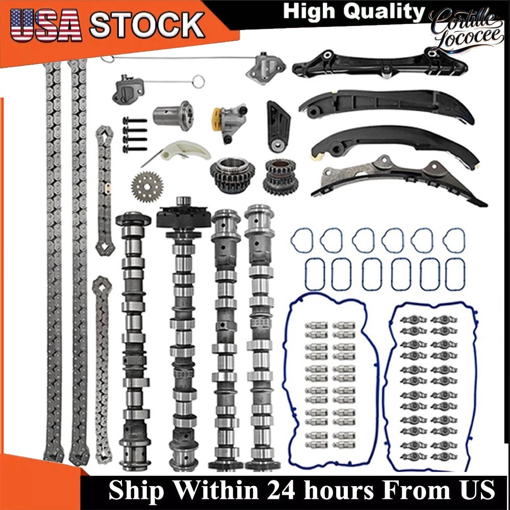 for Chrysler Dodge Jeep 3.6L Camshafts Kit w/Rockers Arm Lifter Timing Chain Kit for Chrysler Dodge Jeep 3.6L Camshafts Kit w/Rockers Arm Lifter Timing Chain Kit