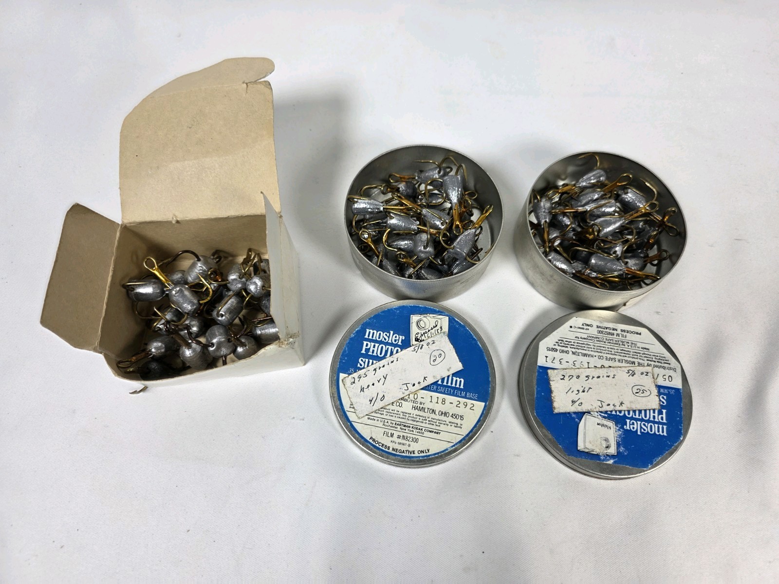 Vintage Weighted Treble Snag Hooks 4/0 Bulk Lot of 61 Snagging Hooks