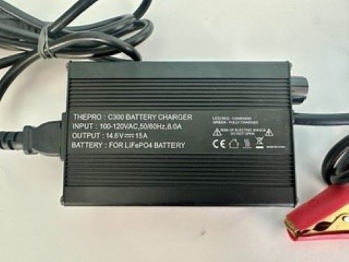 Banshee 12V Lithium LiFeP04 Fully Automatic Marine Battery Charger-Open Box