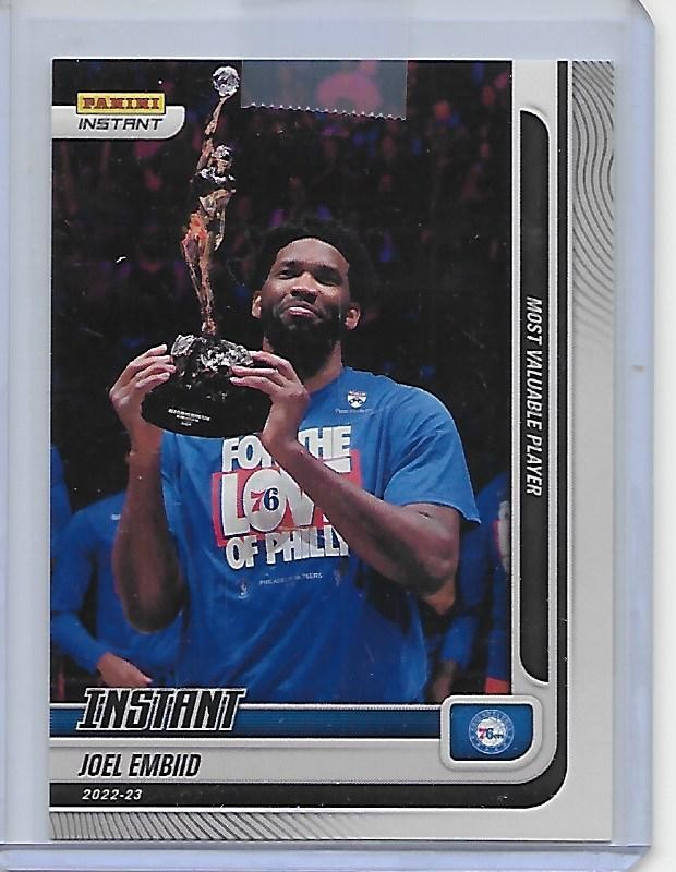 JOEL EMBIID 2022-23 Panini Instant NBA MVP  /195 Philadelphia 76ers #264