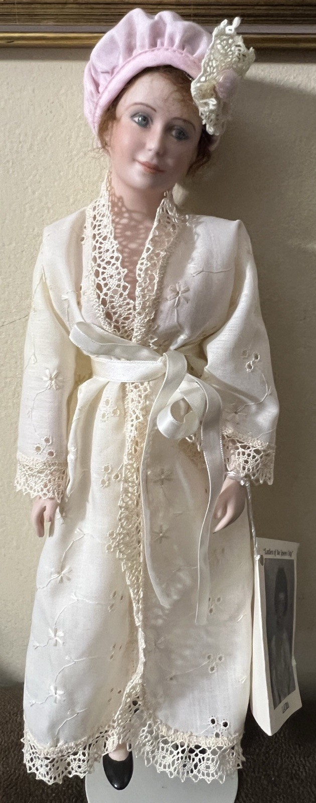 Vintage Bisque/porcelain Doll “LAURA” LE 180/521, 13 in, 1989 By THELMA RESCH
