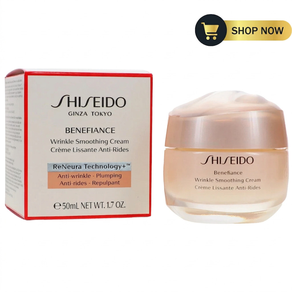 Shiseido Benefiance Wrinkle Smoothing Cream 1.7oz 50ml New In Box