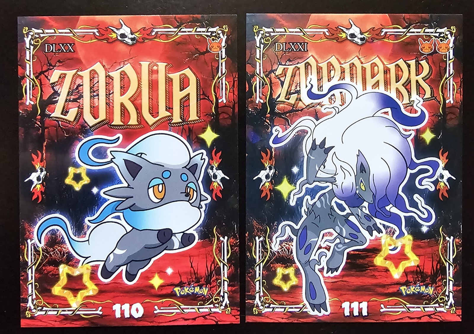HISUIAN ZORUA X ZOROARK - POKEMON PRISMA HALLOWEEN CCG HOLO 2026