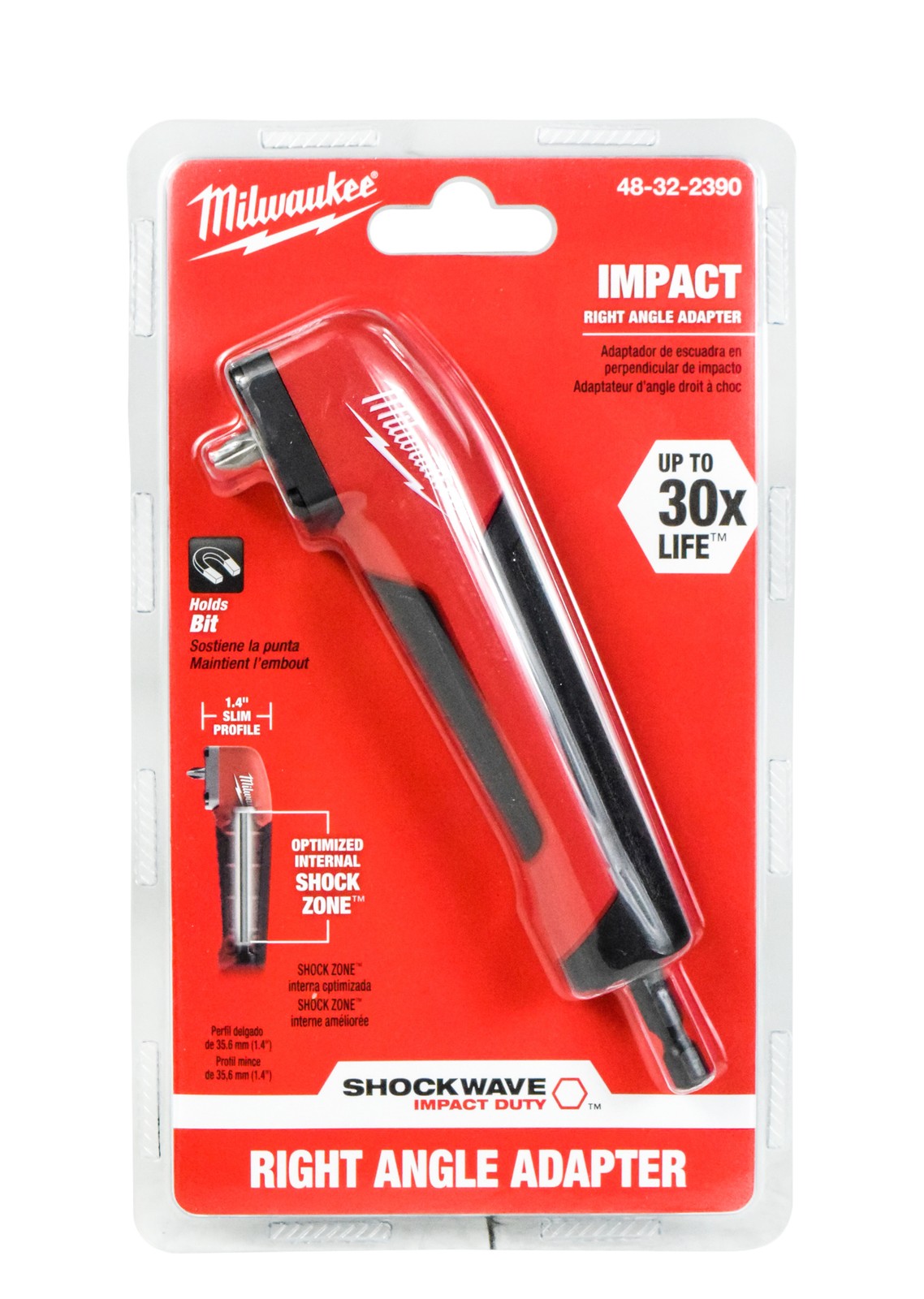 Milwaukee 48-32-2390 Shockwave Right Angle Drill Adapter