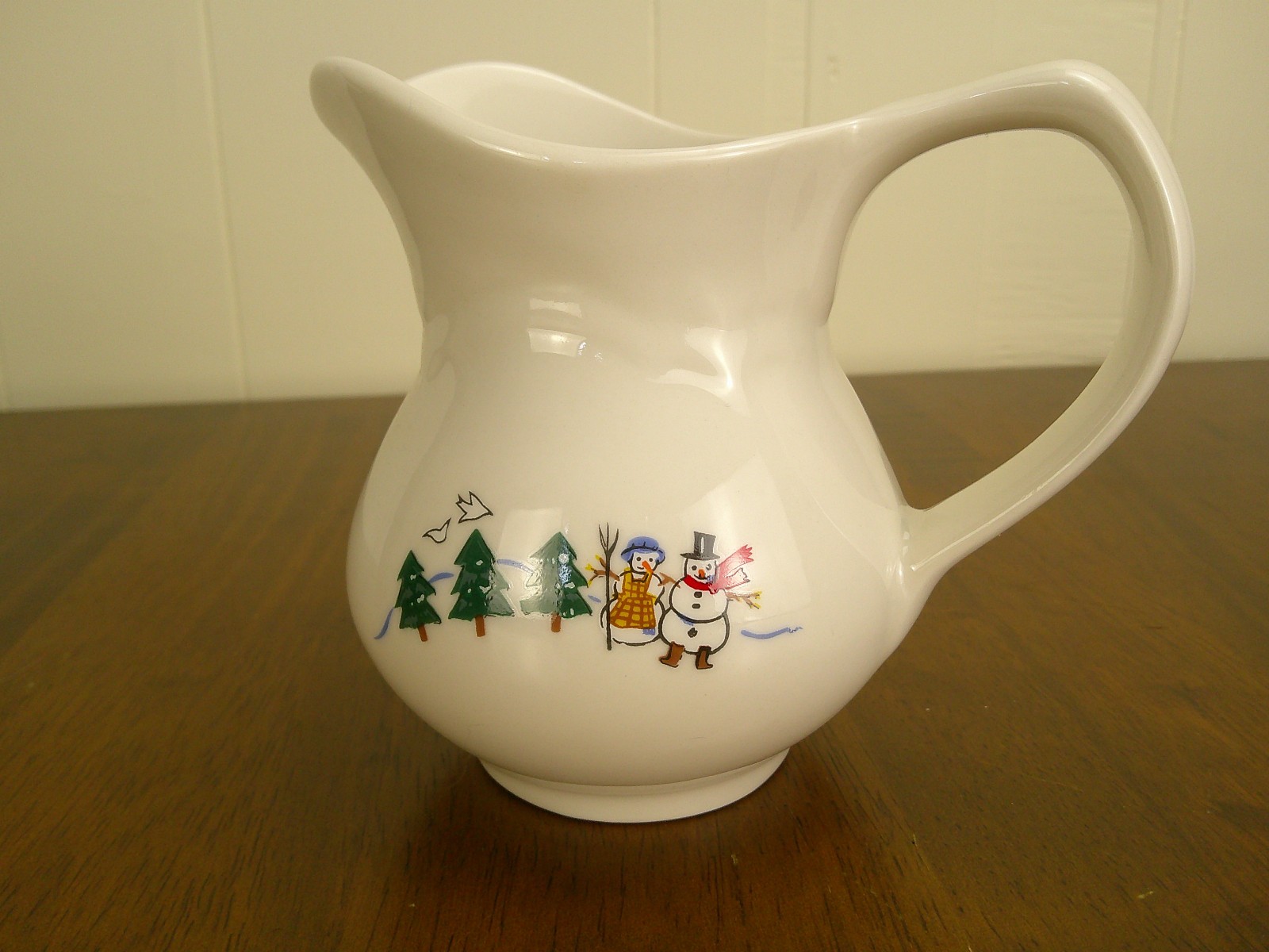 Vintage Pfaltzgraff Snow Village Creamer/Pitcher 4.5\ Vintage Pfaltzgraff Snow Village Creamer/Pitcher 4.5\