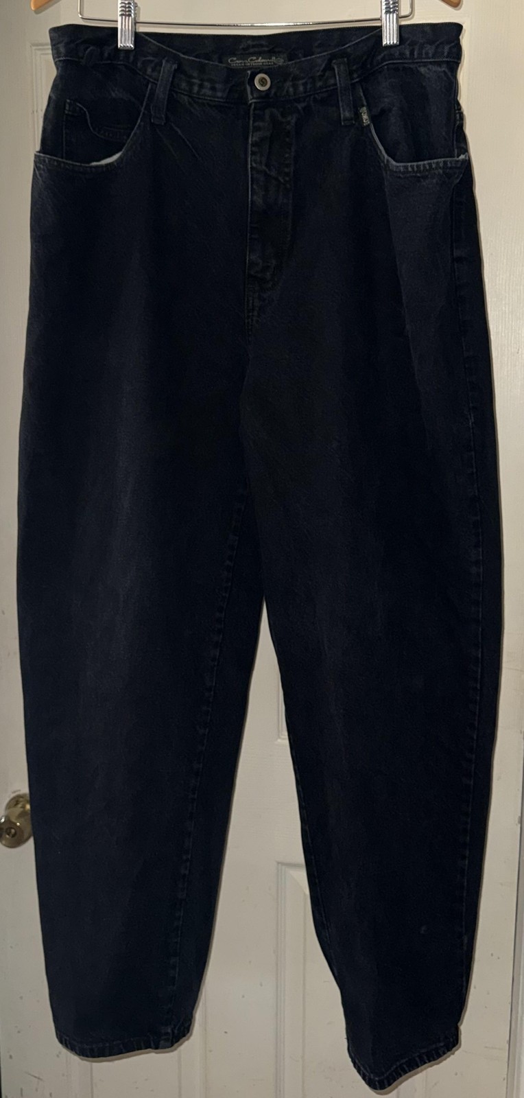 Vintage 90s Cross Colours Black Jeans 36x32 Hip Hop Tupac Rare Y2K Urban