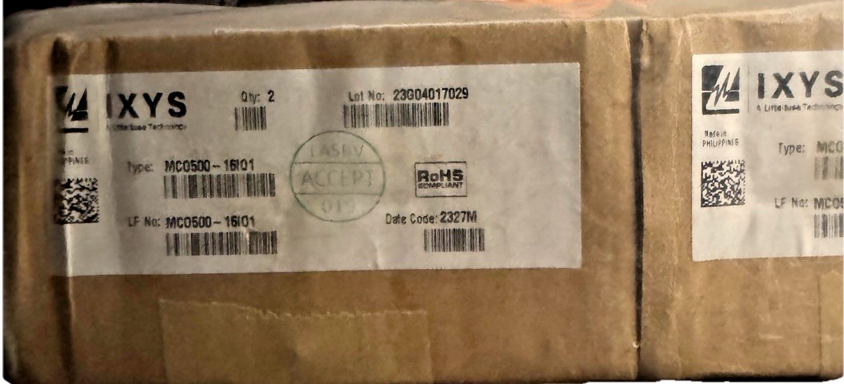 4 Ixys MCO500-16IO1 RARE CA BRAND NEW IN SEALED BOX AND BAG 4 PER ORDER usa ship