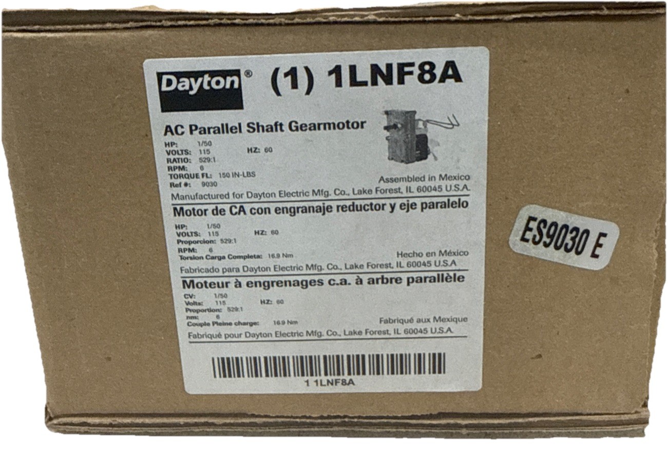 Dayton - AC Parallel Shaft Gear Motor - 1LNF8A