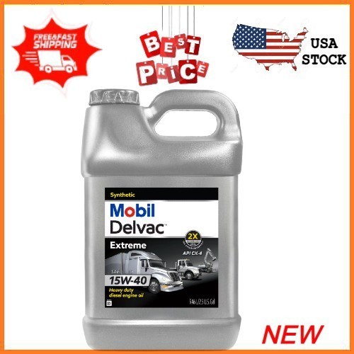 Mobil Delvac Extreme Heavy Duty Full Synthetic Diesel Engine Oil 15W-40, 2.5 Gal Mobil Delvac Extreme Heavy Duty Full Synthetic Diesel Engine Oil 15W-40, 2.5 Gal