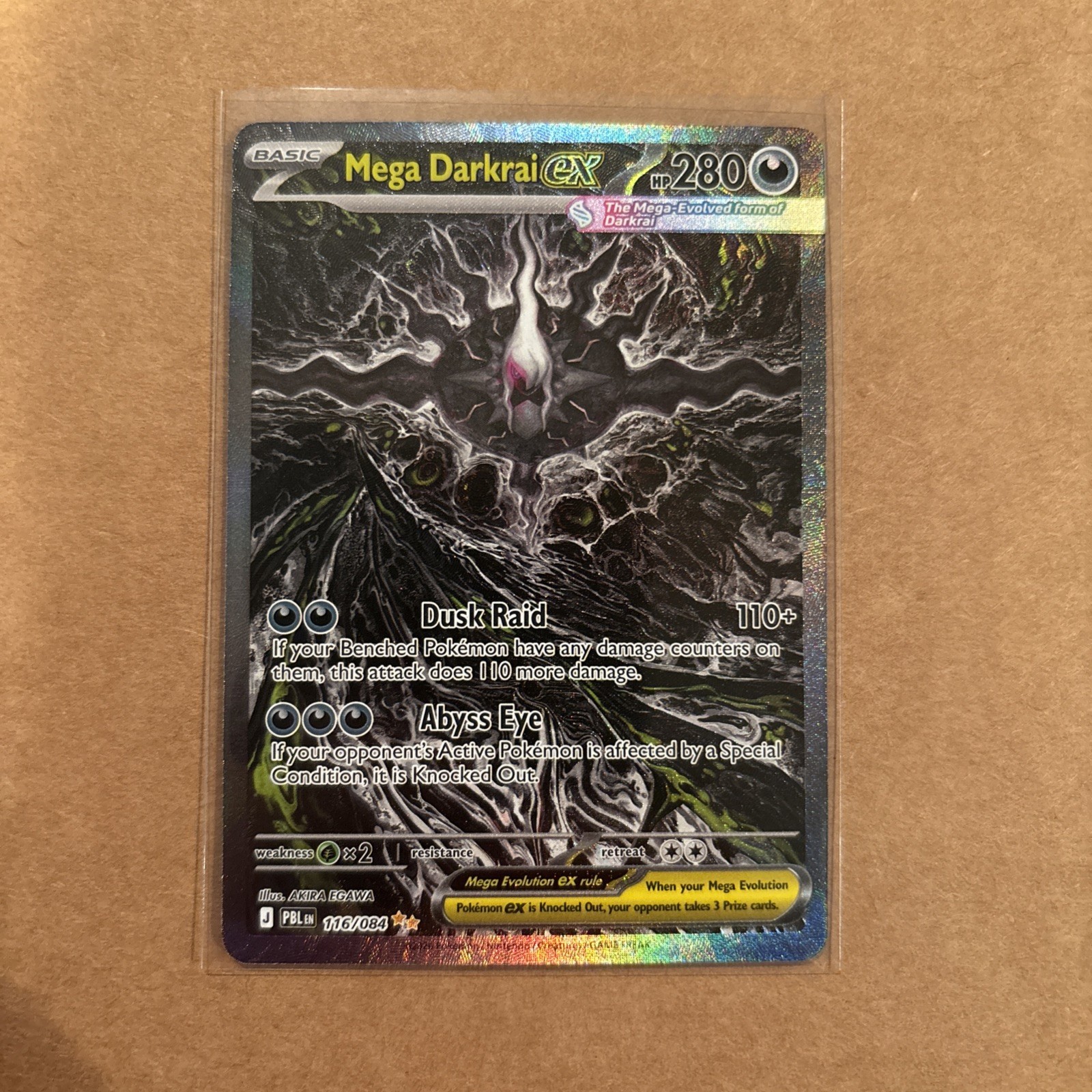 Mega Darkrai EX 116/084 XY Ancient Origins Full Art Holo Secret Rare