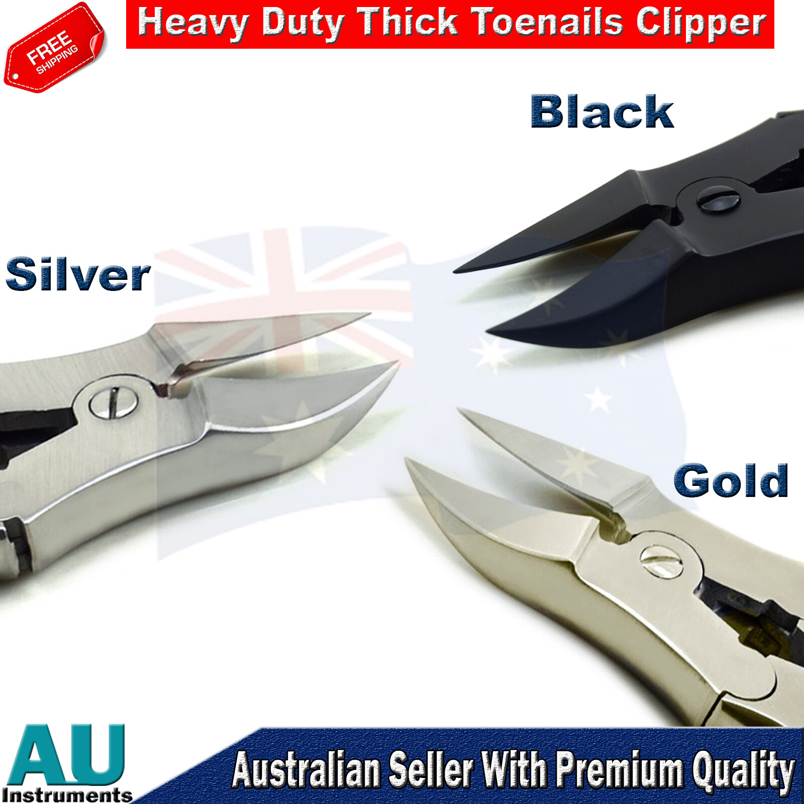 Professional Chiropody Podiatry Cutters Heavy Duty Thick Toenail Clippers Nipper