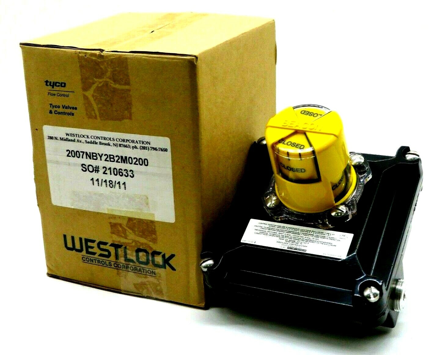 NEW TYCO WESTLOCK CONTROLS 2007NBY2B2M0200 LIMIT SWITCH