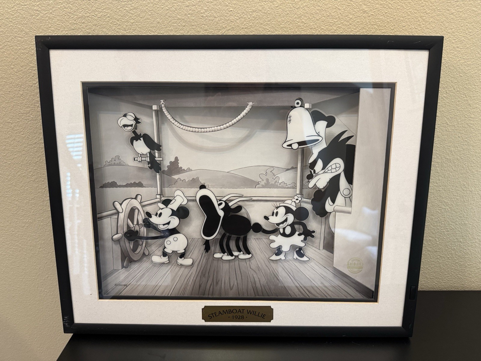 Disney 1998 Wall Art Animated Animations Steamboat Willie 1928 Model DY1SW