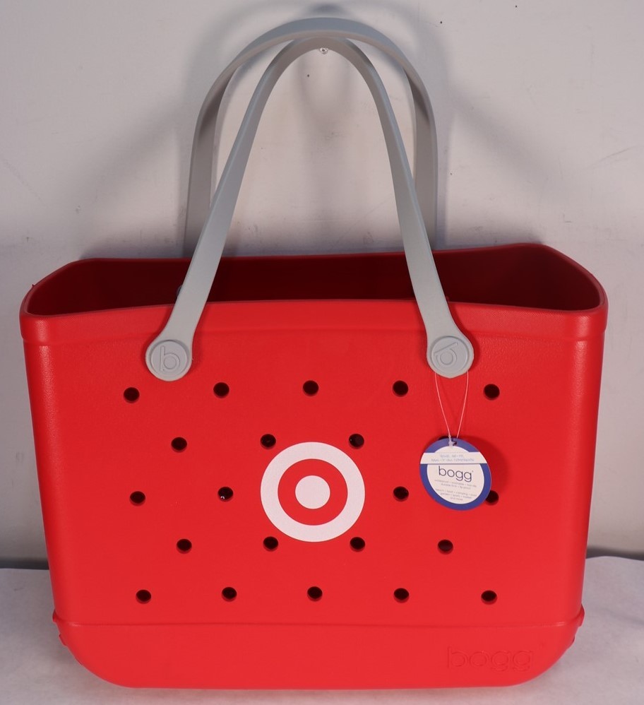 Bogg Bag Original Bullseye Tote Bag - Red with Removable Pouch New Bogg Bag Original Bullseye Tote Bag - Red with Removable Pouch New