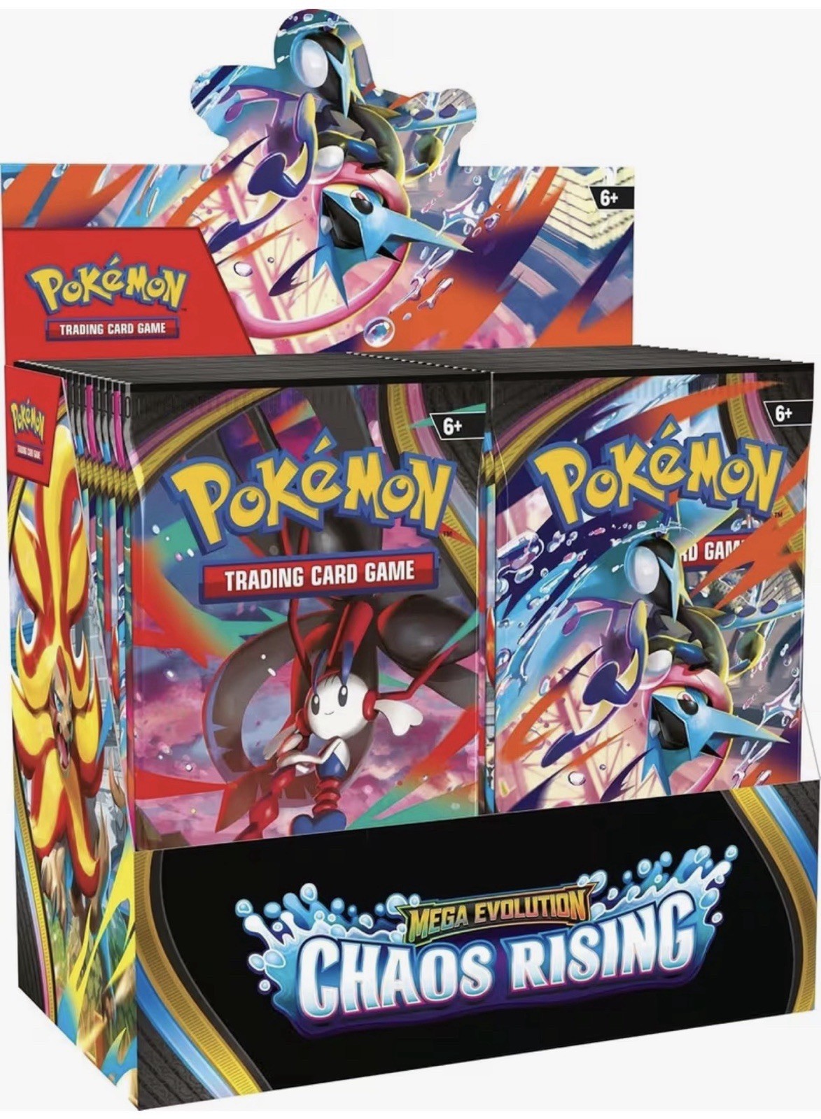 Pokemon Pokmon TCG Mega Evolution Chaos Rising Booster Bundle, 6 Booster Packs, Pokemon Pokmon TCG Mega Evolution Chaos Rising Booster Bundle, 6 Booster Packs,