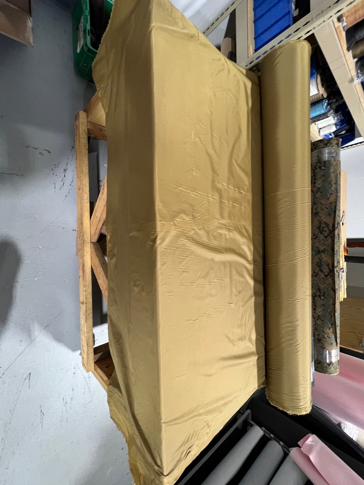 Tan 498 RipStop Nylon 1.1oz Parachute Material Fabric