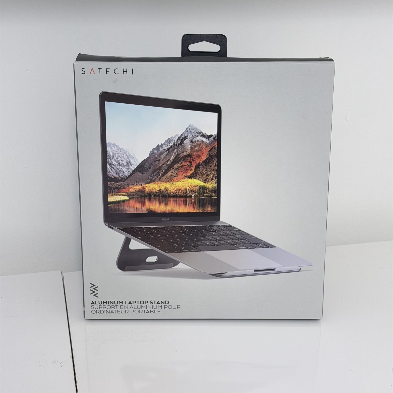 New Satechi Aluminum Laptop Stand Non-Slip Space Gray ST-ALTSM