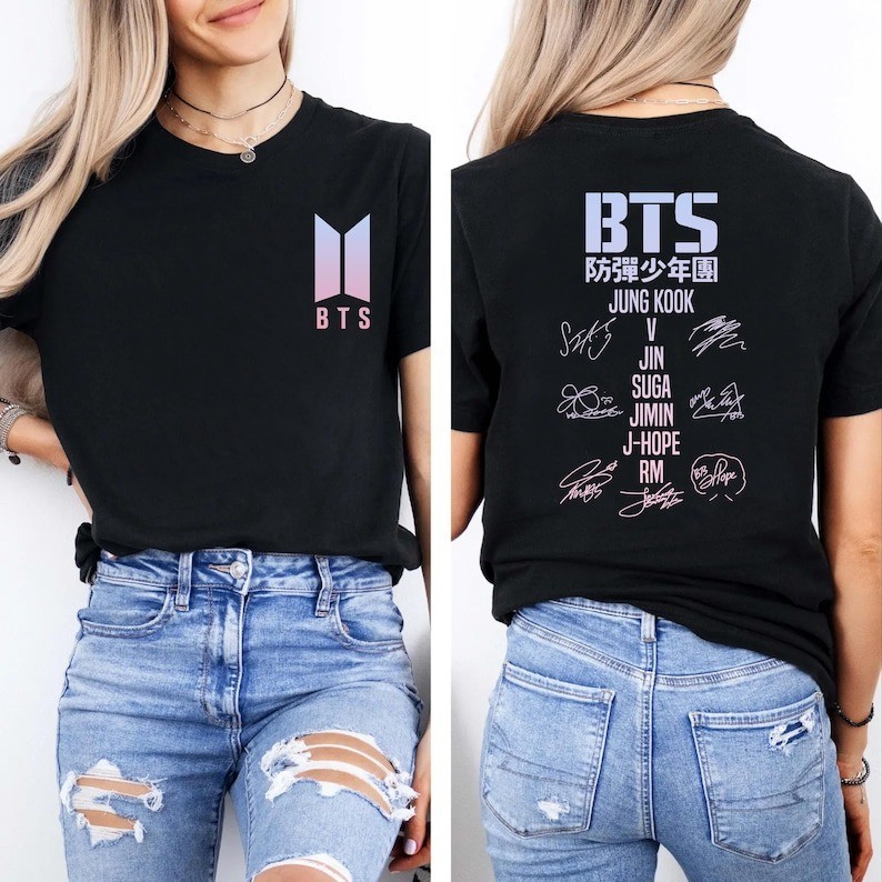 Vtg BTS World Tour 2026 Bangtan Comeback K-Pop Concert T-Shirt S-5XL