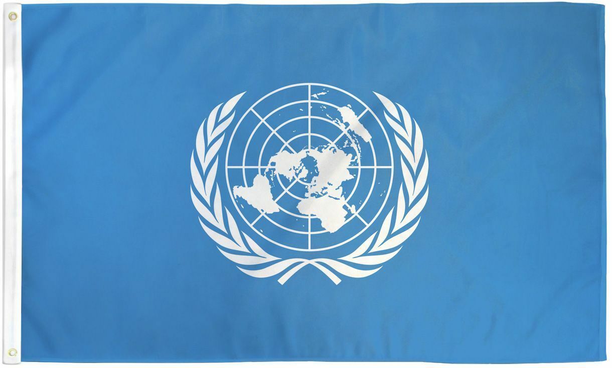 UN Flag 3x5ft House Flag United Nations 100D SPUN POLYESTER 5X3 Flag BANNER
