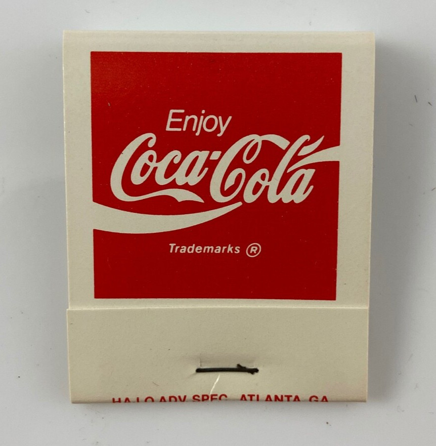 Vintage - COCA COLA - Match Book - Unused - Unstruck - Mint