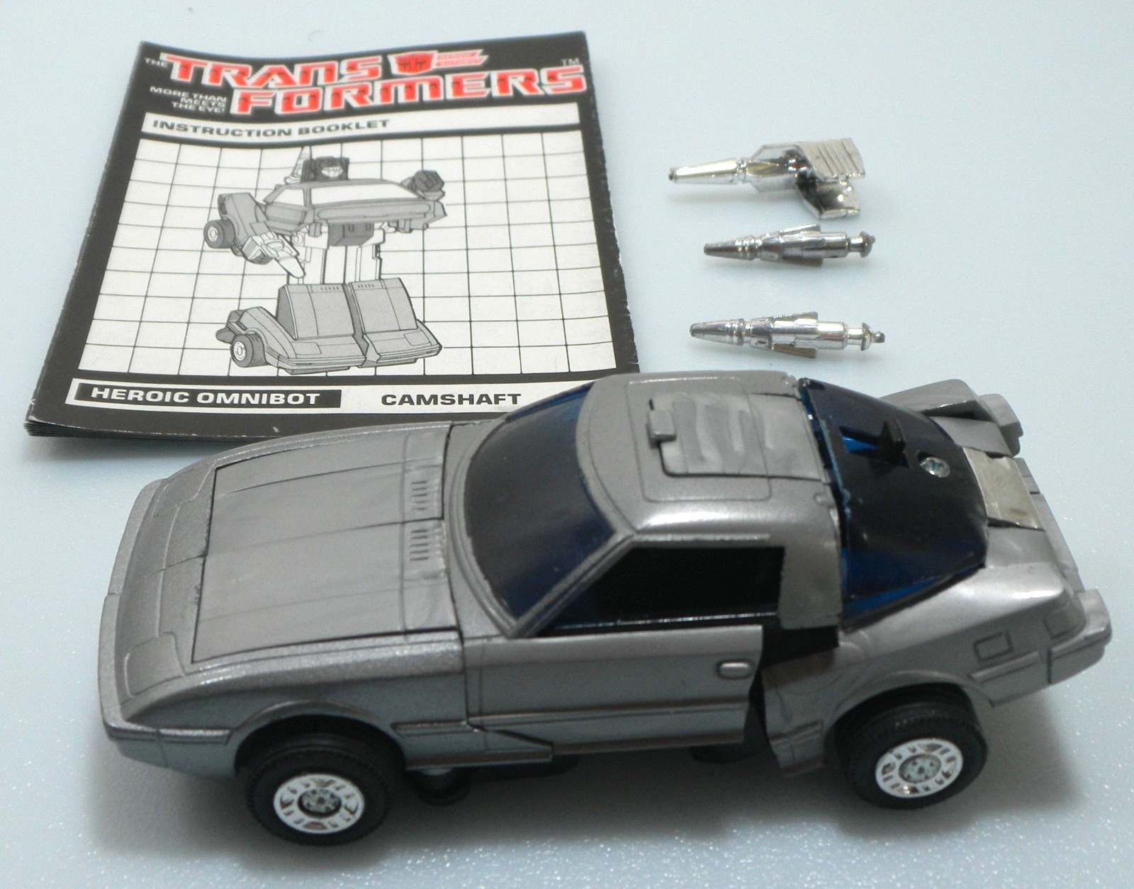 Vintage 1985 Camshaft Transformers G1 100% Complete Figure Mazda RX-7 Mail Away