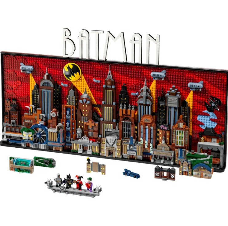 NEW Batman: The Animated 76271 PCS 4210  Series Gotham City Building Bricks set