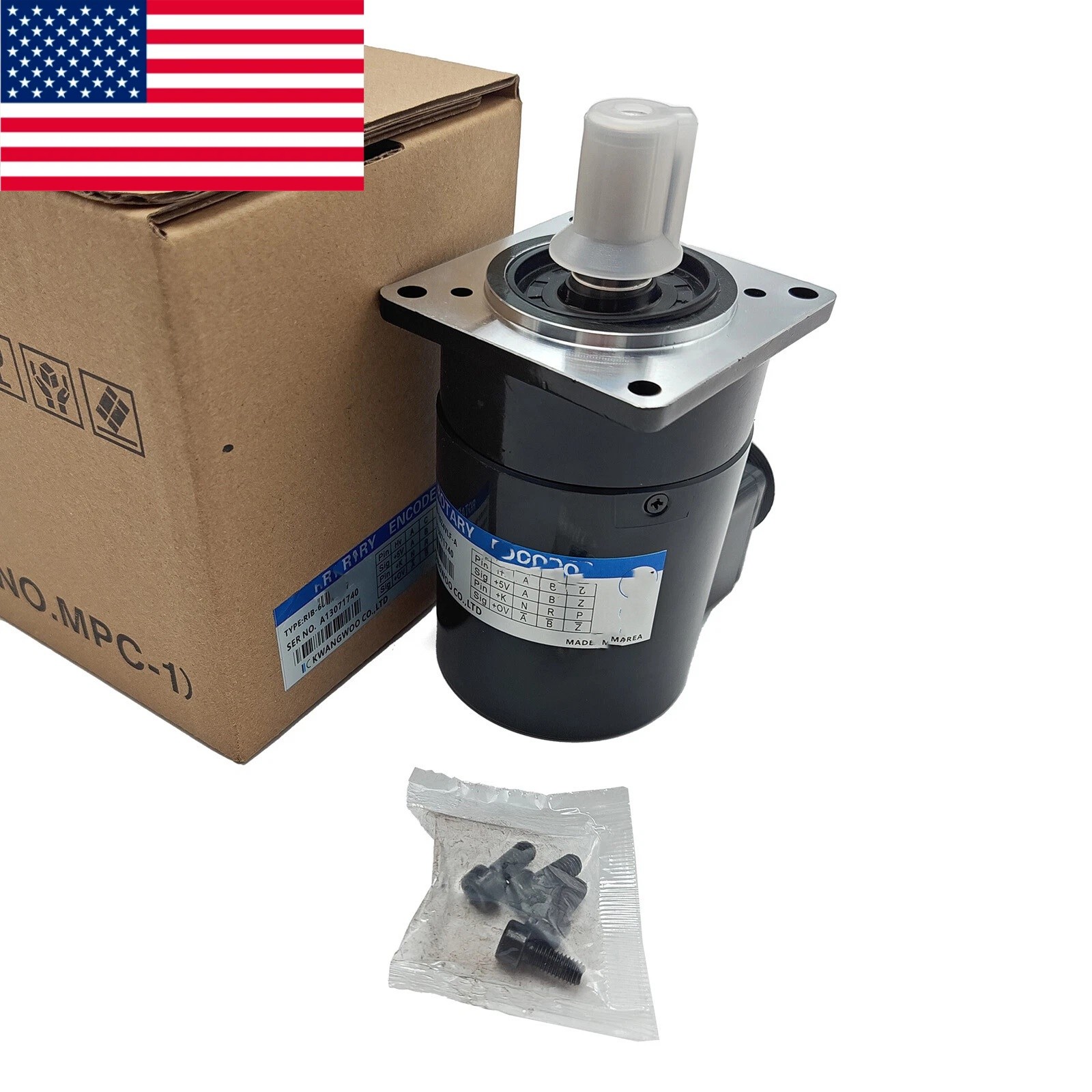 New Rotary Encoder RIB-60-1024VLG-A Fits KWANGWOO RIB601024VLGA New Rotary Encoder RIB-60-1024VLG-A Fits KWANGWOO RIB601024VLGA