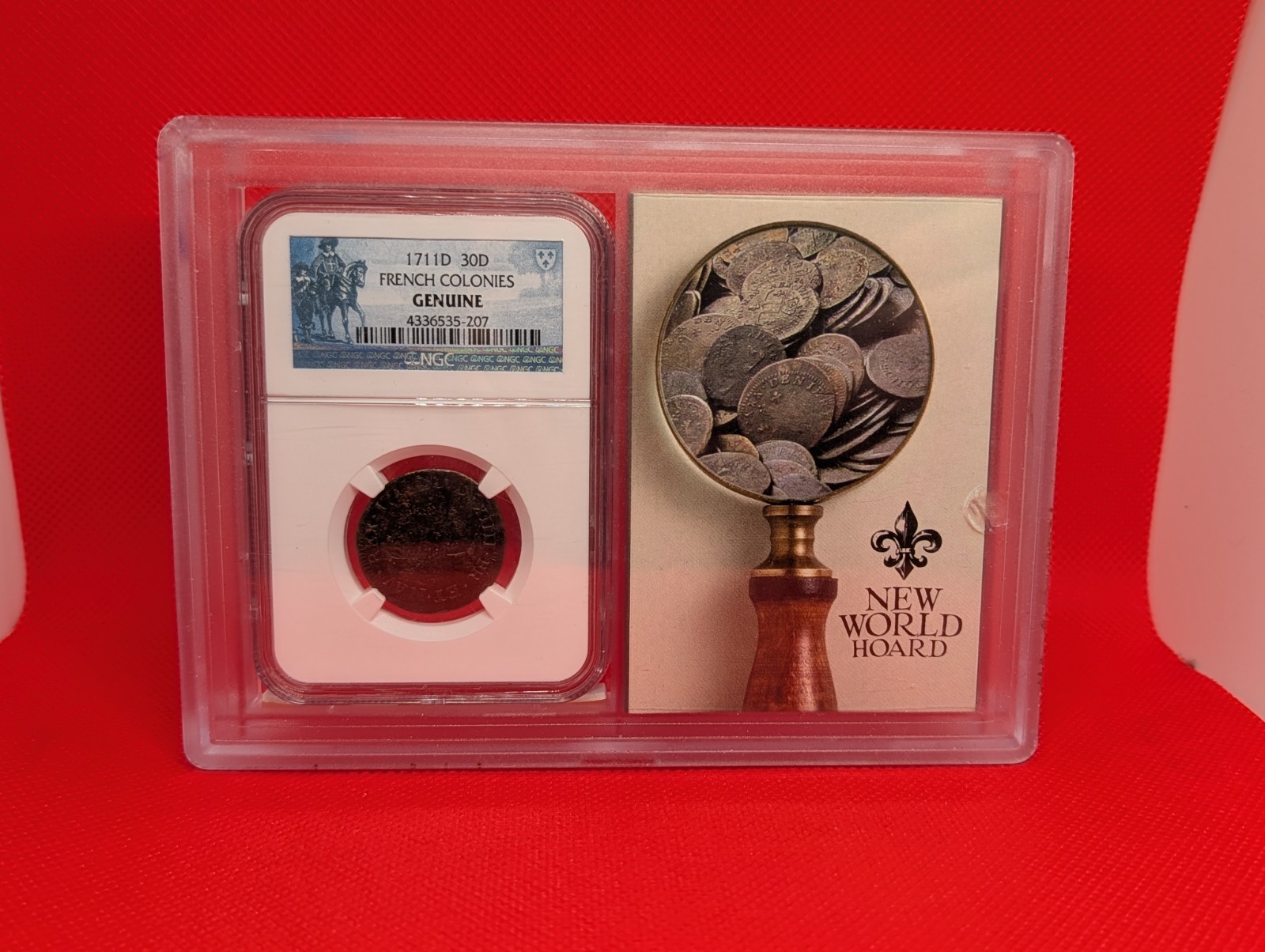 1711D 30D French Colonies - New World Hoard - NGC Certified Genuine 1711D 30D French Colonies - New World Hoard - NGC Certified Genuine